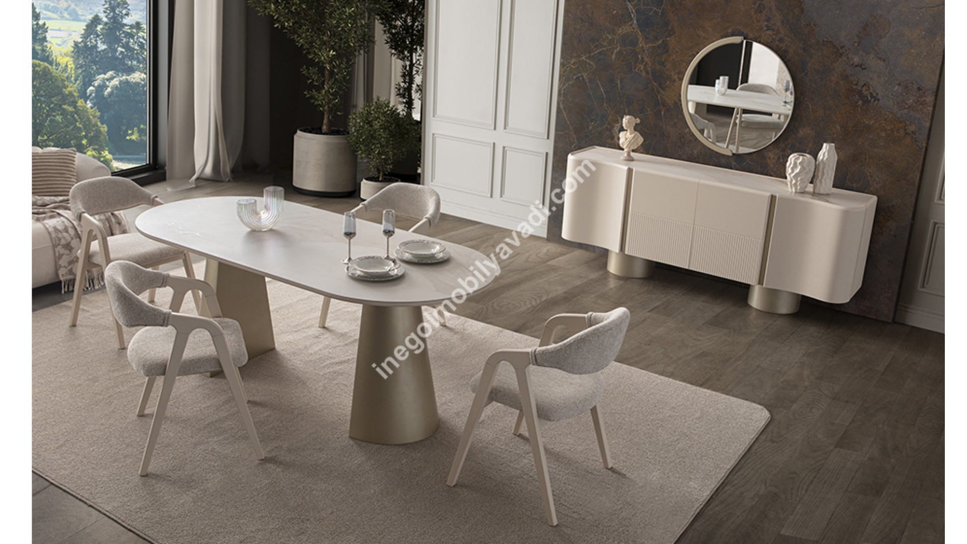 Defne Seramik Yemek Odası Takımı 